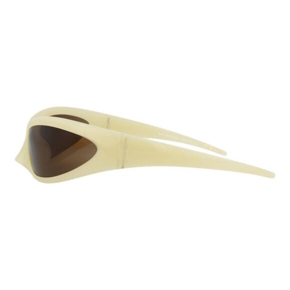 Balenciaga Unisex Shield/Wrap Yellow Yellow Brown Fashion Designer Eyewear - Picture 3 of 4
